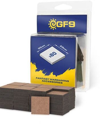 Galeforce    Gf9  Mdf Bases Square 25x25mm   80 Gfm201