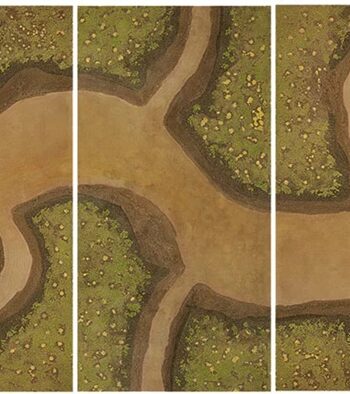 Game Mat Set: Flames Of War: Mekong River Galeforce      Mats  60cm   120cm  Fw903a