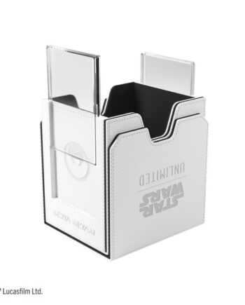 Gamegenic Deck Box: Star Wars: Jump To Lightspeed: Unlimited Twin Suns Deck Pod White  Hvid Black  Sort