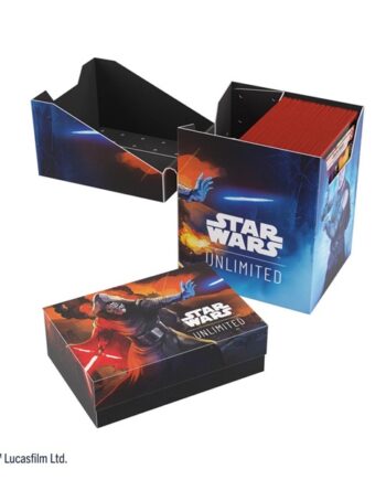 Gamegenic Deck Box: Star Wars: Shadows Of The Galaxy Unlimited Soft Crate Rey Kylo Ren