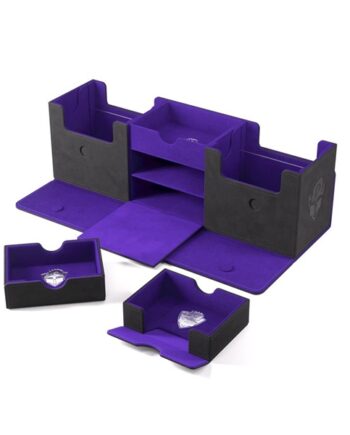 Gamegenic Deck Box: The Academic 266    Black Purple