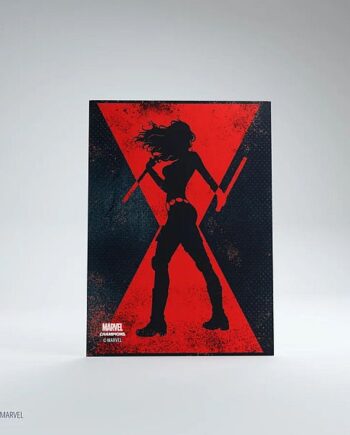 Gamegenic Marvel Champions Sleeves Black Widow  50   Kortlommer