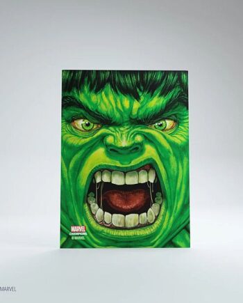 Gamegenic Marvel Champions Sleeves Hulk  50   Kortlommer