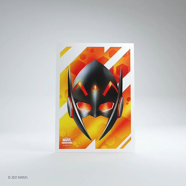 Gamegenic Marvel Champions Sleeves Wasp 50 Kortlommer