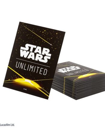 Gamegenic Star Wars: Shadows Of The Galaxy Unlimited Art Sleeves Card Back Yellow  60   Kortlommer