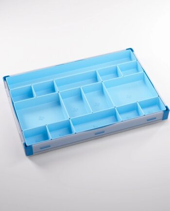 Gamegenic Token Silo  Counter Token Storage   Dice Tray :   Blue  Bl 195 165