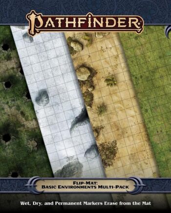 Gamemastery Flip-mat: Basic Environments Multi-pack Tabletop   195 165 Tte       Pathfinder  Pzo11015fm
