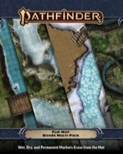 Gamemastery Flip-mat: Rivers Multi-pack Tabletop   195 165 Tte       Pathfinder  Pzo11024fm