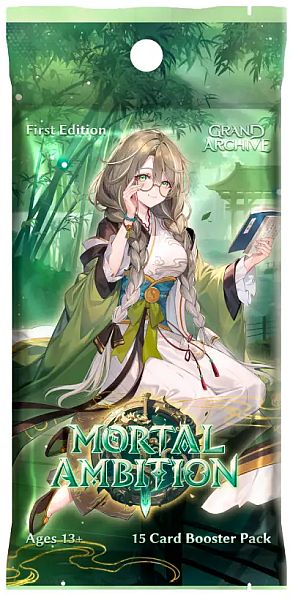 Grand Archive Tcg: Mortal Ambition  1st Edition  Booster Pack