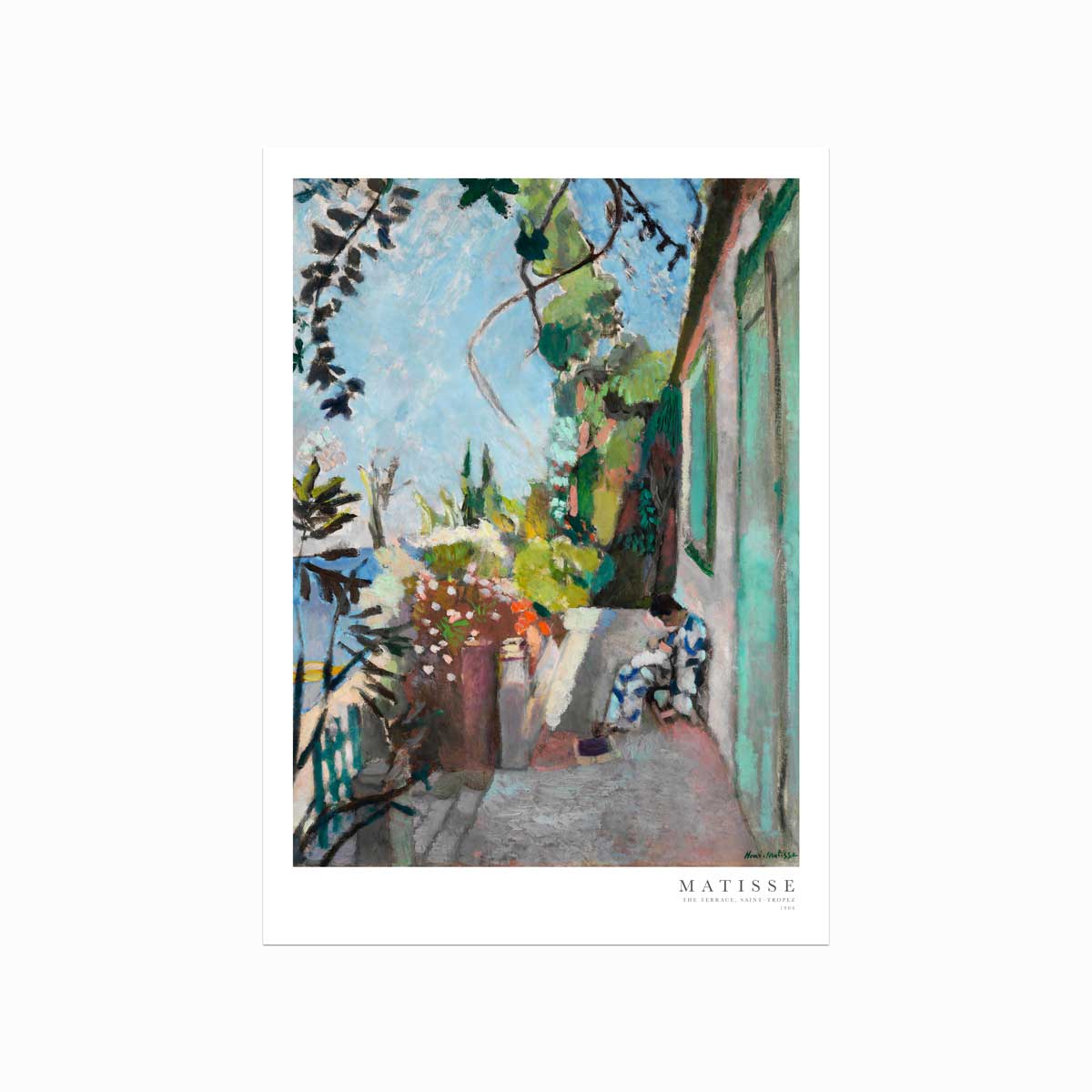 Henri Matisse Plakat The Terrace Saint Tropez