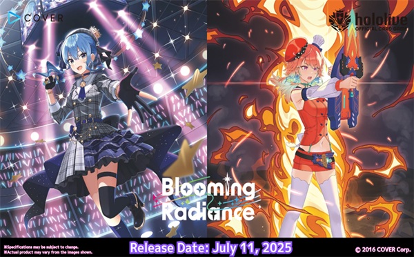 Hololive Official Card Game: Blooming Radiance Booster Display  Box Med 12 Pakker