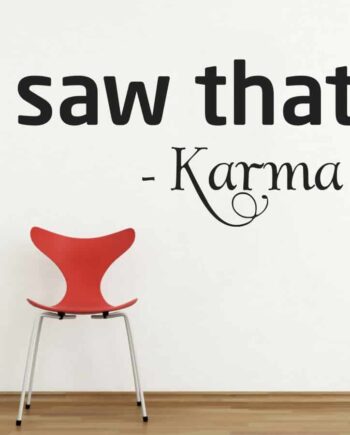 Karma Wallsticker