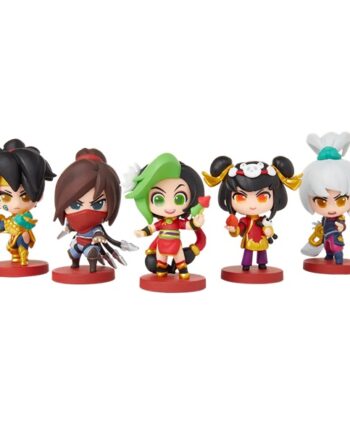 League Of Legends Collectible Figure Set 03: Lunar Revel Team Minis Vi  Talon  Jinx  Annie  Riven  Special Edition