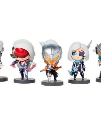 League Of Legends Collectible Figure Set 02: Project: Team Minis Zed  Katarina  Yasuo  Ashe  Lucian  Special Edition