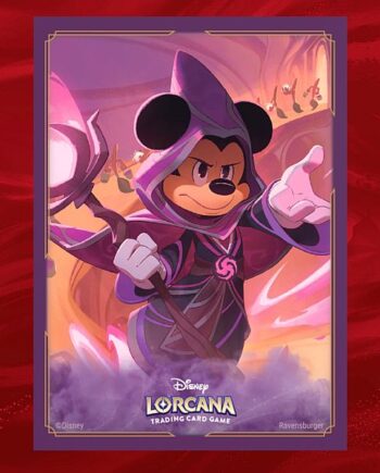 65 Lommer  Disney Lorcana Tcg: Set   Reign Of Jafar: Mickey Mouse Wayward Sorcerer Deck Protector Sleeves