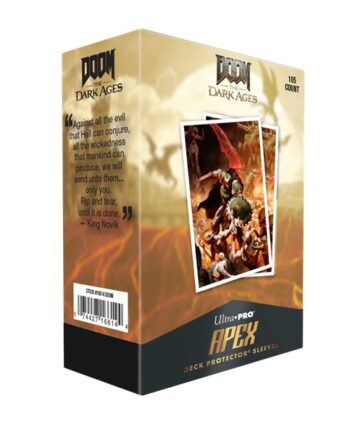 105 Lommer  Doom The Dark Ages: Onslaught Apex Matte Deck Protector Sleeves Ultra Pro  16614