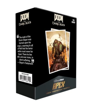 105 Lommer  Doom The Dark Ages: Wrath Apex Matte Deck Protector Sleeves Ultra Pro  16615