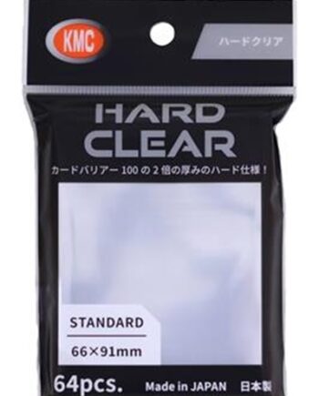 64 Lommer  Kmc Hard Clear Standard Sleeves  66x91mm