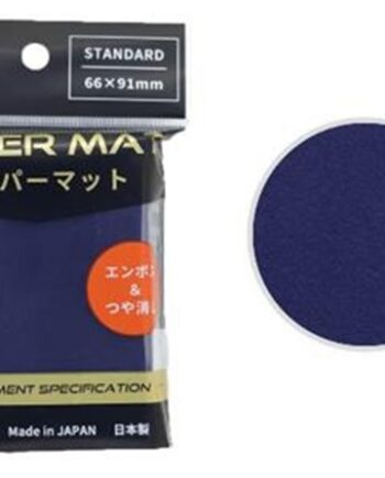 64 Lommer  Kmc Hyper Mat Blue Standard Sleeves  66x91mm