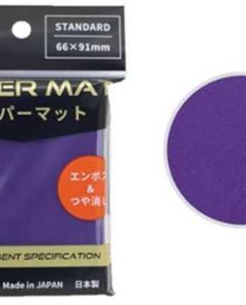 64 Lommer  Kmc Hyper Mat Purple Standard Sleeves  66x91mm