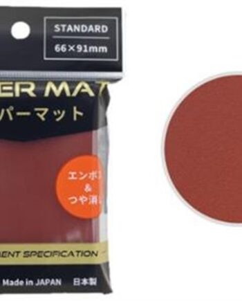 64 Lommer  Kmc Hyper Mat Red Standard Sleeves  66x91mm