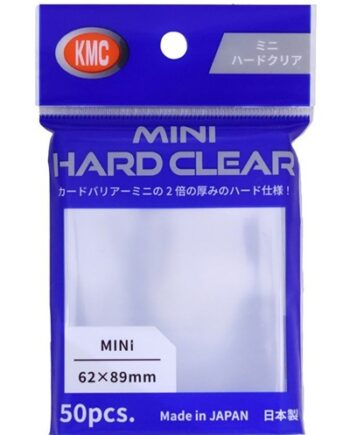 50 Lommer  Kmc Mini Hard Clear Sleeves  62x89mm