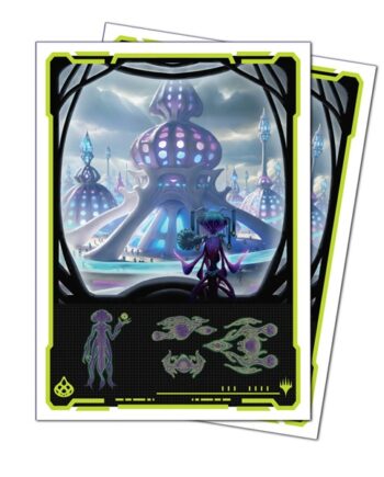 105 Lommer  Magic Edge Of Eternities: Blue Mythic Apex Matte Deck Protector Sleeves Ultra Pro  38857