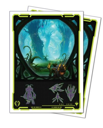 105 Lommer  Magic Edge Of Eternities: Green Mythic Apex Matte Deck Protector Sleeves Ultra Pro  38860