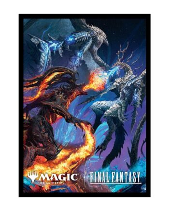 100 Lommer  Magic Universes Beyond: Final Fantasy: Key Art  Ifrit Vs Bahamut  Deck Protector Sleeves Ultra Pro  38707