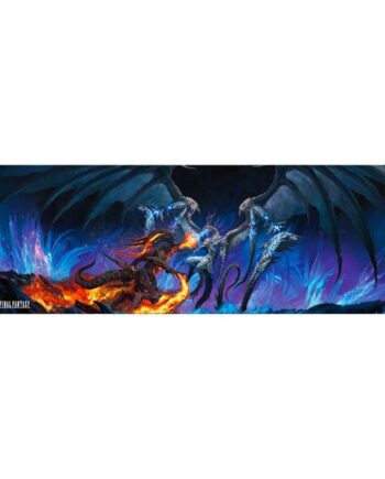 Magic Bord-spillem 195 165 Tte    Ft Table Playmat  Universes Beyond: Final Fantasy: Key Art  Ifrit Vs Bahamut  Ultra Pro  38739