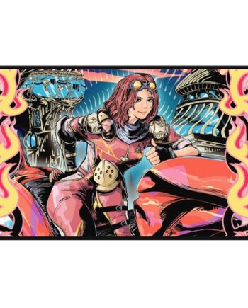 Magic Spillem 195 165 Tte  Playmat  Aetherdrift Premium  Black Stitched : Chandra  Spark Hunter Ultra Pro  38698