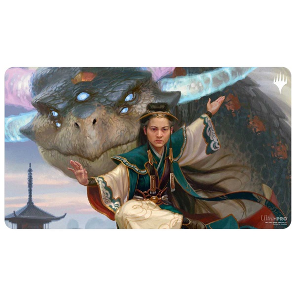 Magic Spillem 195 165 Tte Playmat Tarkir: Dragonstorm Commander Shiko And Narset Unified Jeskai Striker Ultra Pro 38835