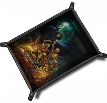 Metallic Dice Games Dungeons   Dragons       Masterworks Dice Tray: Jeff Easley