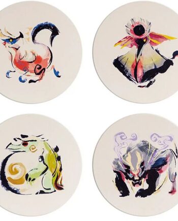 Monster Hunter: Rise Ceramic Coasters: Monster Icons   -pack