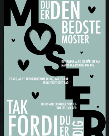 Moster Plakat Personlig Plakat