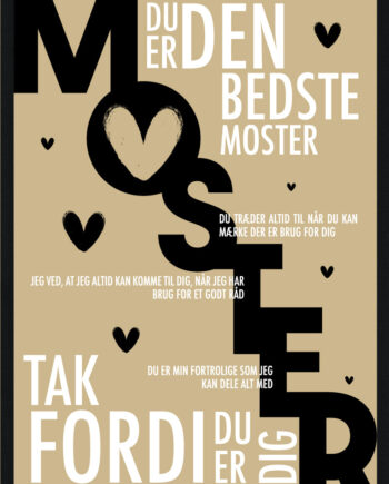 Moster Plakat Personlig Plakat