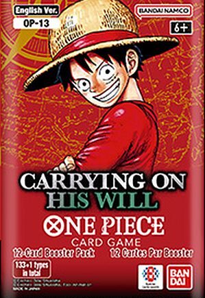 One Piece Card Game: Op13: Carrying On His Will Booster Pack