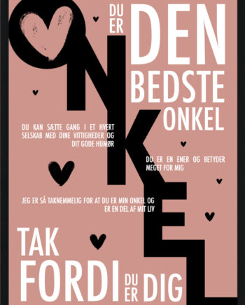 Onkel Plakat Personlig Plakat