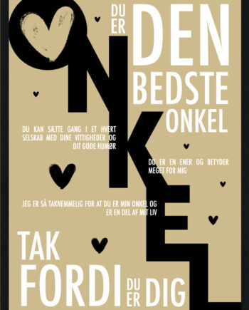 Onkel Plakat Personlig Plakat