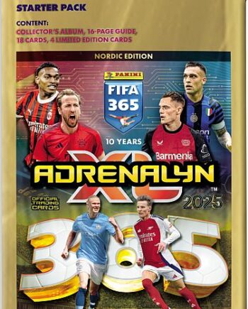 Panini Adrenalyn  : Fifa 365 2025 Nordic Edition Starters 195 166   Mappe  Guide    Boosters     Limited-kort