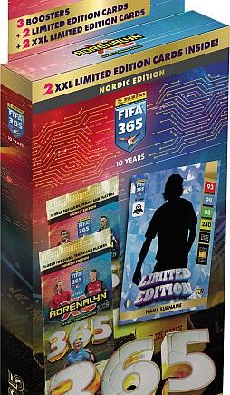 Panini Adrenalyn  : Fifa 365 2025 Nordic Edition    Maxi Blister   Boosters    Limited-kort Og      Limited-kort