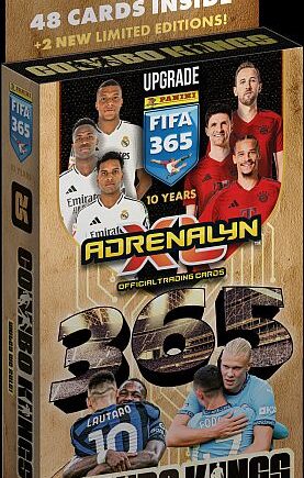 Panini Adrenalyn  : Fifa 365 2025 Upgrade Combo Kings Booster Set  Deck  Blister Med 48 Kort     Limited Edition
