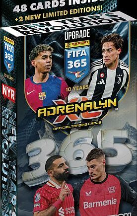 Panini Adrenalyn  : Fifa 365 2025 Upgrade Ny Revolution Booster Set  Deck  Blister Med 48 Kort     Limited Edition