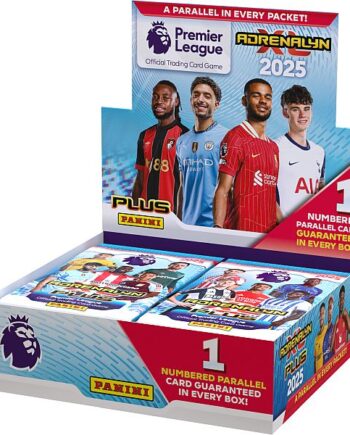Panini Adrenalyn  : Premier League 2024 2025 Plus Booster Display   Box Med 24 Pakker