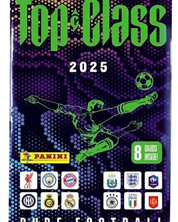 Panini Football Top Class: Fifa 2025 Booster Pakke Fodboldkort Booster Pack