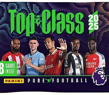 Panini Football Top Class: Premier League 2025 Booster Pakke Booster Pack