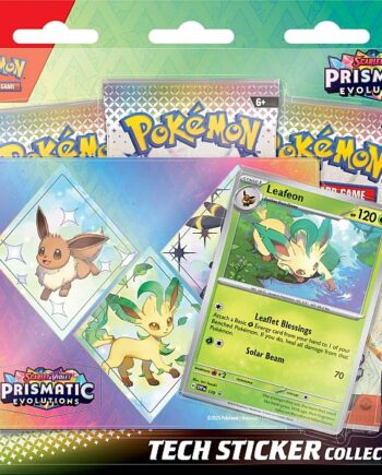 Pokemon Blister Pack Scarlet   Violet: Prismatic Evolutions Tech Sticker Collection Blister: Leafeon    Boosters