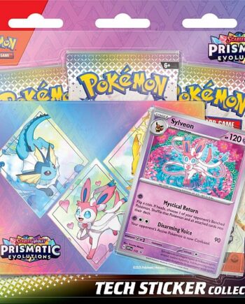 Pokemon Blister Pack Scarlet   Violet: Prismatic Evolutions Tech Sticker Collection Blister: Sylveon    Boosters
