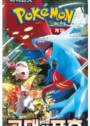 Pokemon Booster Pakke Scarlet   Violet Sv4k: Ancient Roar  Koreansk