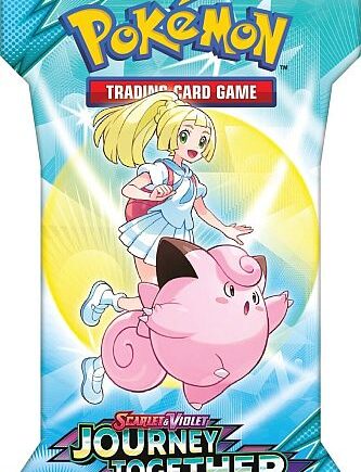 Pokemon Booster Pakke Sv09 Scarlet   Violet: Journey Together Sleeved Booster Pack  Quot Cardboard   Pap Blister Quot